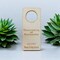 Russian Language - Please Do Not Disturb - Door Hanger - Raw Wood 9x4